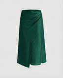Women's Flowy Draped Skirt for Effortless Style