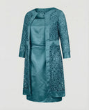 Chic Women's Lace Cardigan Dress Set