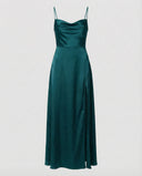 Silk Maxi Dress for Women - Flowy Style for Special Events