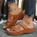 Elevated Orthopedic Wedge Footwear