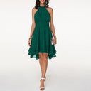 Chic Women's Ruffled Halter Neck Dress