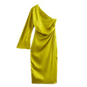 Chic Satin Evening Dress for All Occasions
