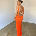 Deep Back Cut Dress for Stunning Entrances