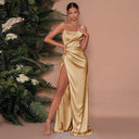 Elegant Satin Maxi Evening Gowns