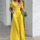Chic Puff Sleeve Jumpsuit for Every Occasion