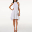 Charming Ruffle-Accented Fashion Dress