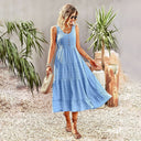 Summer Sleeveless Midi Dress - Joebelle Collection