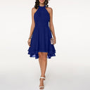 Chic Women's Ruffled Halter Neck Dress