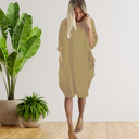 Chic Long Sleeve Pocket Dress for Effortless Style