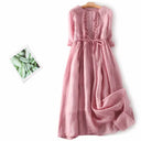 Chic Linen Summer Dress - Suz