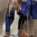 Chic Sequin-Embellished Blazer for Women