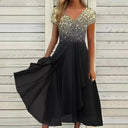 Flowy Chiffon Dress for Women
