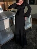 Chic Women's Round Neck Maxi Dress