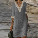 Chic Linen Summer Dress for Women