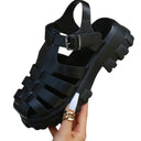 Chic Closed Toe Platform Shoes