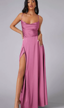 Flowing Silk Maxi Dress for Women