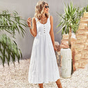 Summer Sleeveless Midi Dress - Joebelle Collection