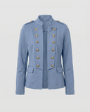 Chic Women's Blazer with Stand-Up Collar