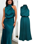 Chic Halter Midi Dress for Any Occasion