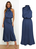 Chic Halter Midi Dress for Any Occasion