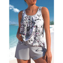 Women's Vibrant Floral Two-Piece Swimsuit Set