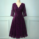 Chic 3/4 Sleeve Formal Dress