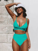 High Waist Women's Bikini Set for Summer Fun