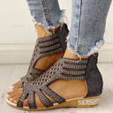 Orthopedic Sandals with Low Heel Design