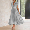 V-Neck Dress in Chic Style