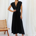 V-Neck Dress in Chic Style