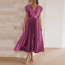 V-Neck Dress in Chic Style