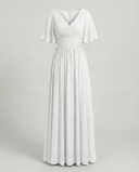 Chic V-Neck Chiffon Dress for Women