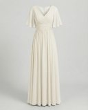 Chic V-Neck Chiffon Dress for Women