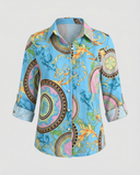 Chic Lapel Collar Blouse for Effortless Style