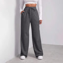 Chic Straight-Cut Jogging Suit for Women