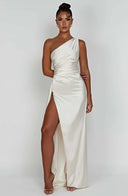 Chic Asymmetric Maxi Dress for Evening Wear