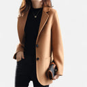 Chic Women’s Blazer Coat - Stylish Buttoned Design for Any Occasion