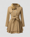 Chic Women's Winter Coat with Fur Collar