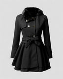 Chic Women's Winter Coat with Fur Collar