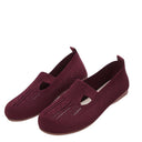Chic Women's Knit Slip-On Sandals for Summer Outings