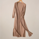 Chic Open Front Women's Knit Cardigan for Everyday Wear