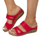 Chic Women's Double Band Platform Wedge Sandals for Any Occasion