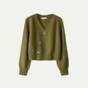 Chic Women's V-Neck Knit Cardigan for Any Occasion