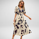 Chic Juliet Midi Dress in Flowing Fabric