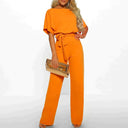 Chic Women's Solid Color Jumpsuit