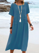 Chic Everyday Cotton Dress for Effortless Style