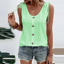 Chic Round Neck Women's T-Shirt