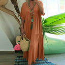 Chic Women's Maxi Dress in Flowing Fabric