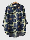 Valeria™ - Floral Print Chiffon Blouse for Everyday Wear