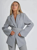 Chic Belted Blazer for Sophisticated Style